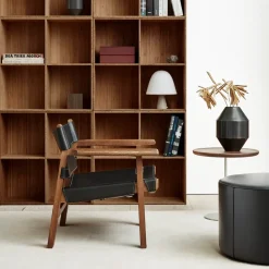 Fredericia Furniture Armchairs & Footstools*The Spanish armchair, Leather -smoked oak Black