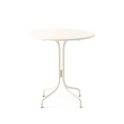 &Tradition Balcony Furniture|Table For Outdoor Use*Thorvald SC96 coffee table Ø70 cm, Ivory White