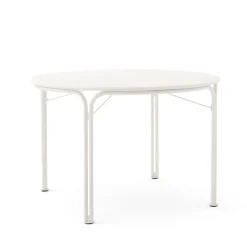 &Tradition Table For Outdoor Use*Thorvald SC98 dining table Ø115 cm, Ivory White