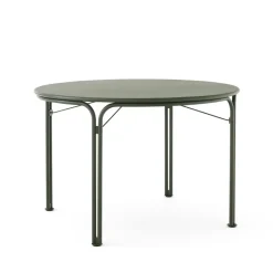 &Tradition Table For Outdoor Use*Thorvald SC98 dining table Ø115 cm, Bronze Green