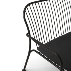 &Tradition Balcony Furniture*Thorvald SC110 lounge sofa, Warm , 143 cm Black