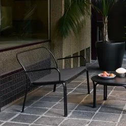 &Tradition Balcony Furniture*Thorvald SC110 lounge sofa, Warm , 143 cm Black