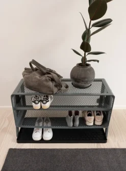 Tica copenhagen Shoe Racks*Tica Rack Floor big shelf, Steel Grey