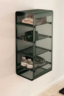 Tica copenhagen Shoe Racks*Tica Rack Wall large wall shelf, Dark Green