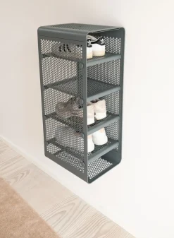 Tica copenhagen Shoe Racks*Tica Rack Wall large wall shelf, Steel Grey