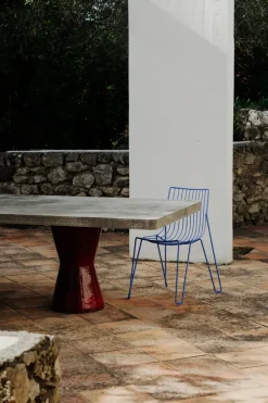 Massproductions Seating|Balcony Furniture*Tio chair, Overseas Blue