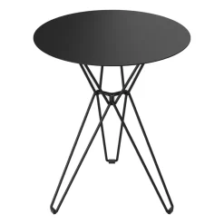 Massproductions Balcony Furniture|Table For Outdoor Use*Tio coffee table Ø60 cm, Black