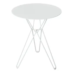 Massproductions Balcony Furniture|Table For Outdoor Use*Tio coffee table Ø60 cm, White