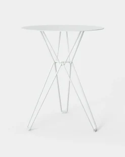 Massproductions Balcony Furniture|Table For Outdoor Use*Tio coffee table Ø60 cm, White