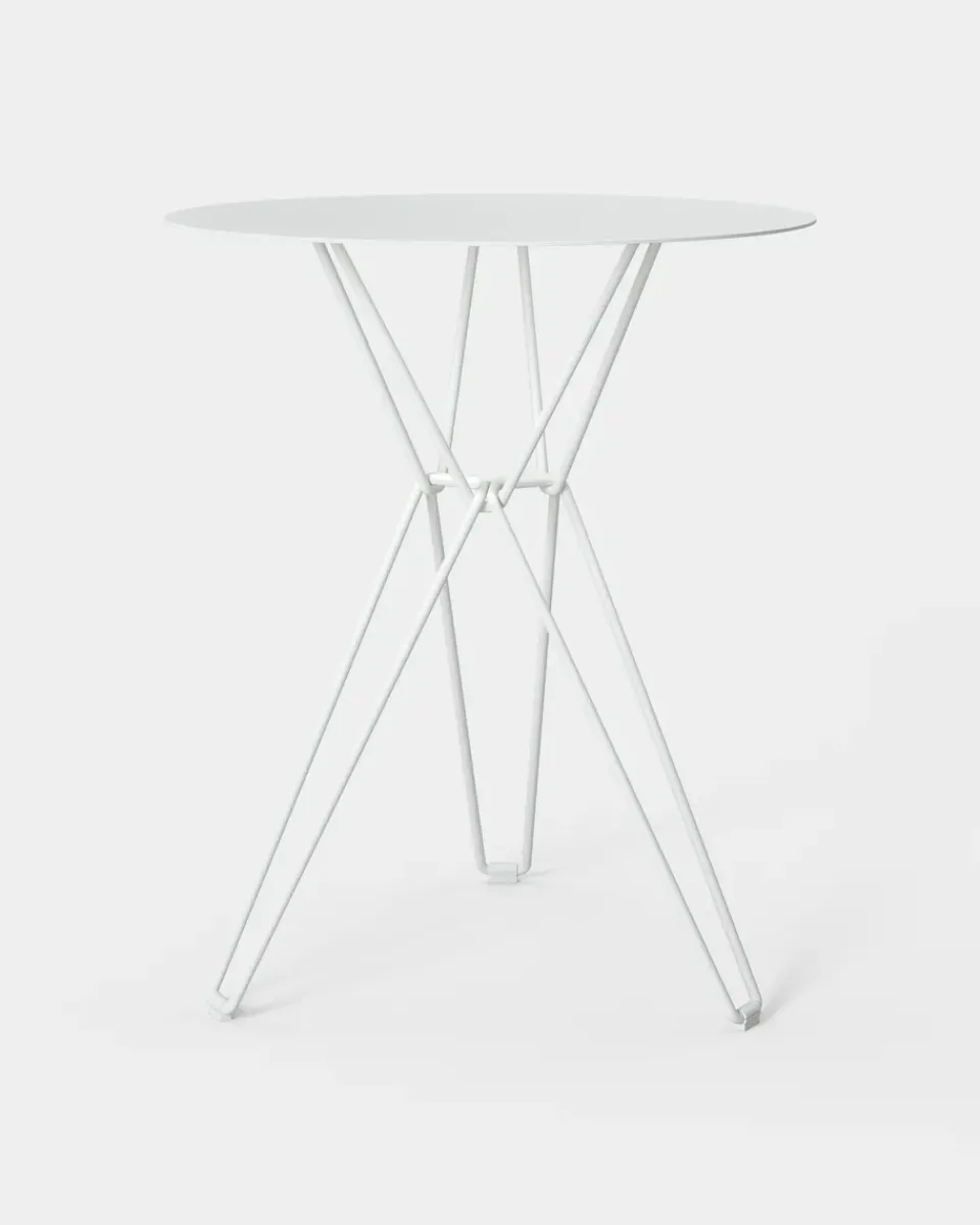 Massproductions Balcony Furniture|Table For Outdoor Use*Tio coffee table Ø60 cm, White