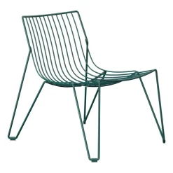 Massproductions Outdoor Lounge Furniture*Tio easy chair lounge chair, Blue Green
