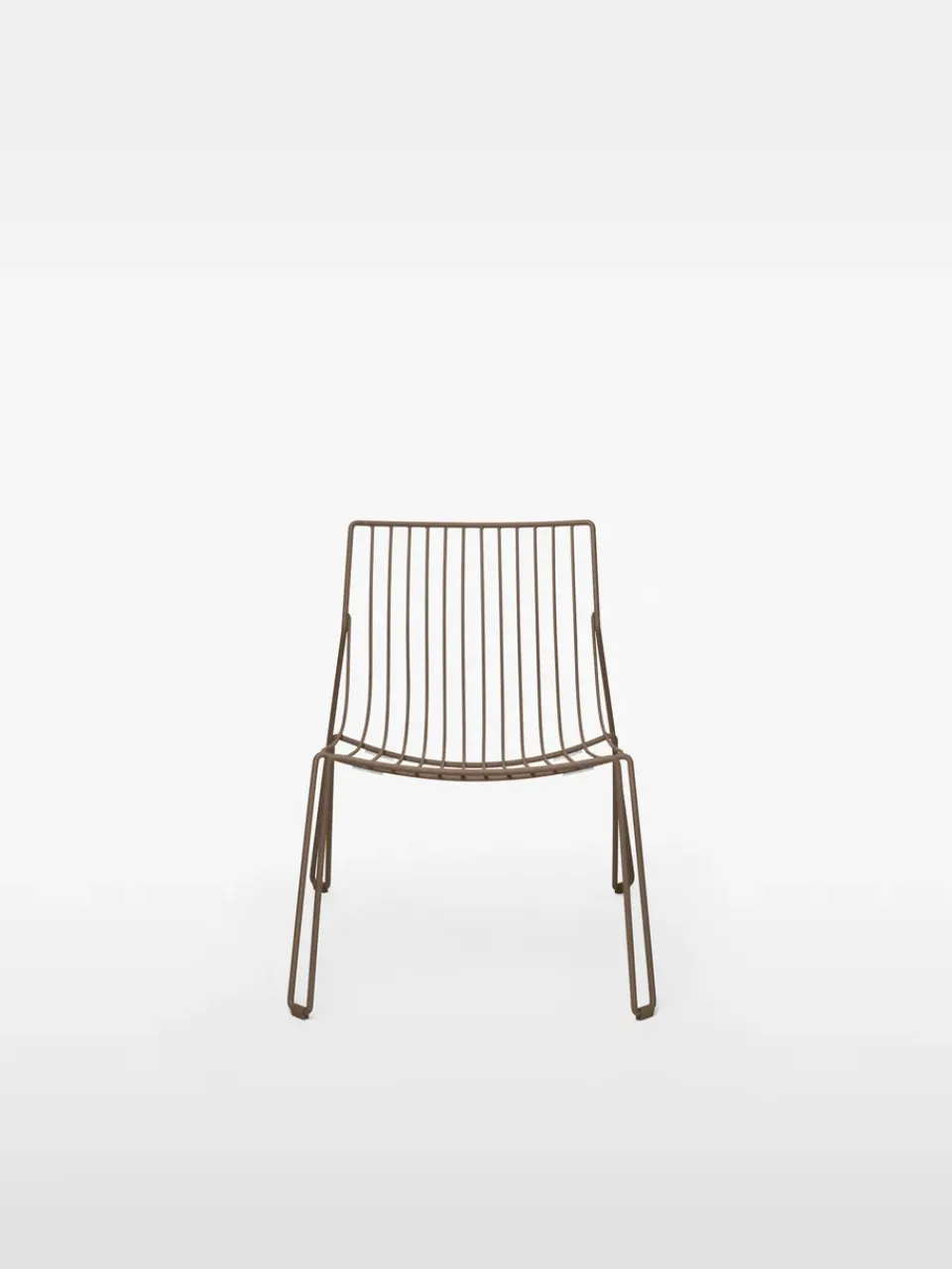 Massproductions Outdoor Lounge Furniture*Tio easy chair lounge chair, Pale Brown