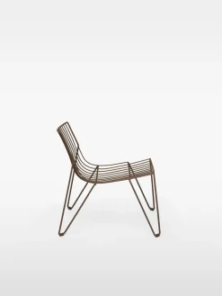 Massproductions Outdoor Lounge Furniture*Tio easy chair lounge chair, Pale Brown