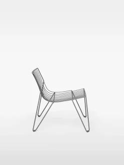 Massproductions Outdoor Lounge Furniture*Tio easy chair lounge chair, Stone Grey