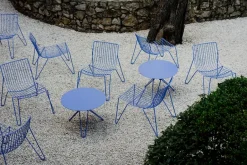 Massproductions Table For Outdoor Use*Tio side table Ø60 cm, Overseas Blue