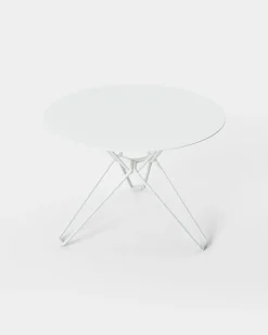 Massproductions Table For Outdoor Use*Tio side table Ø60 cm, White