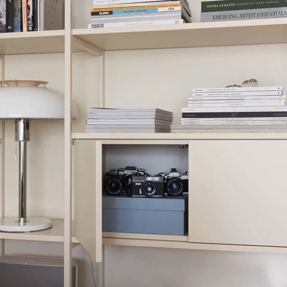 TÔNN furniture Display & Glass Cabinets*TÔNN cabinet 31,6x75,8 cm, Off- White