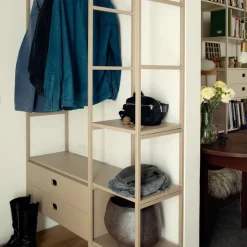 TÔNN furniture Display & Glass Cabinets*TÔNN drawer large, Camel Brown