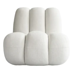 101 Copenhagen Armchairs & Footstools*Toe lounge chair linen, chalk White