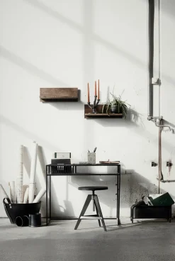 MUUBS Shelves & Shelving Systems*Tokyo wall shelf 50 cm, Dark oiled oak Brown