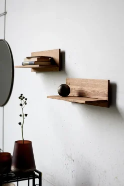 MUUBS Shelves & Shelving Systems*Tokyo wall shelf 50 cm, Natural oak Beige