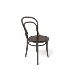 TON Chairs*no.14 chair, Coffee B4-New veneer seat Brown
