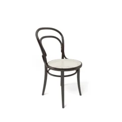 TON Chairs*no.14 chair, Coffee B4-New rattan seat Brown