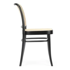 TON Chairs*no.811 chair rattan, stainedB123-New rattan Black