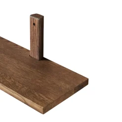 MUUBS Shelves & Shelving Systems*Toronto wall shelf 93 cm, Dark oiled oak Brown