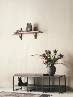MUUBS Shelves & Shelving Systems*Toronto wall shelf 93 cm, Dark oiled oak Brown