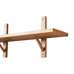 MUUBS Shelves & Shelving Systems*Toronto wall shelf 93 cm, Natural oiled oak Brown