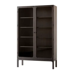 &Tradition Display & Glass Cabinets*Trace SC88 display cabinet 120x192x40 cm, Dark stained oak Brown