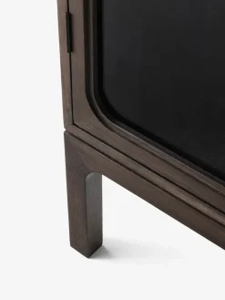 &Tradition Display & Glass Cabinets*Trace SC88 display cabinet 120x192x40 cm, Dark stained oak Brown