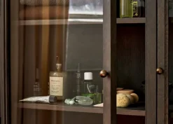 &Tradition Display & Glass Cabinets*Trace SC88 display cabinet 120x192x40 cm, Dark stained oak Brown