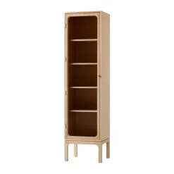&Tradition Display & Glass Cabinets*Trace SC87 display cabinet 50x192x40 cm, Natural oak Brown