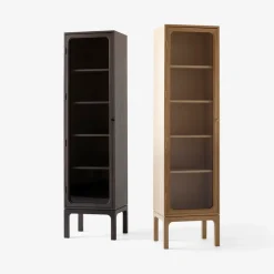 &Tradition Display & Glass Cabinets*Trace SC87 display cabinet 50x192x40 cm, Natural oak Brown