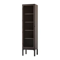 &Tradition Display & Glass Cabinets*Trace SC87 display cabinet 50x192x40 cm, Dark stained oak Brown