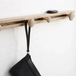 Applicata Clothes Racks, Coat Stands & Hangers*Track coat hanger 90 cm, oak Brown