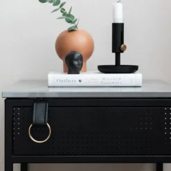 Maze Side Tables*Tracy sideboard left, Black