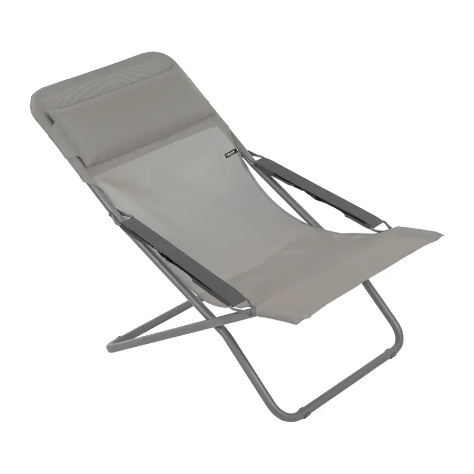 Lafuma Seating*Transabed Batyline sun lounger, Terre Beige