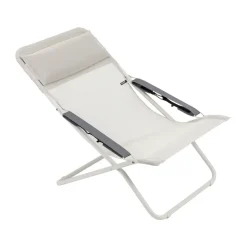 Lafuma Seating*Transabed Batyline sun lounger, Seigle II Beige