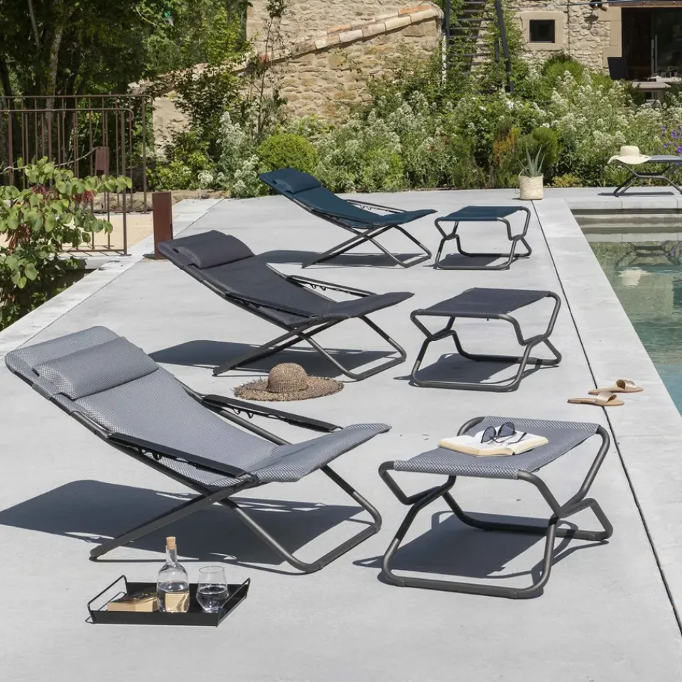 Lafuma Seating*Transabed BeComfort sun lounger, Becomfort dark Grey
