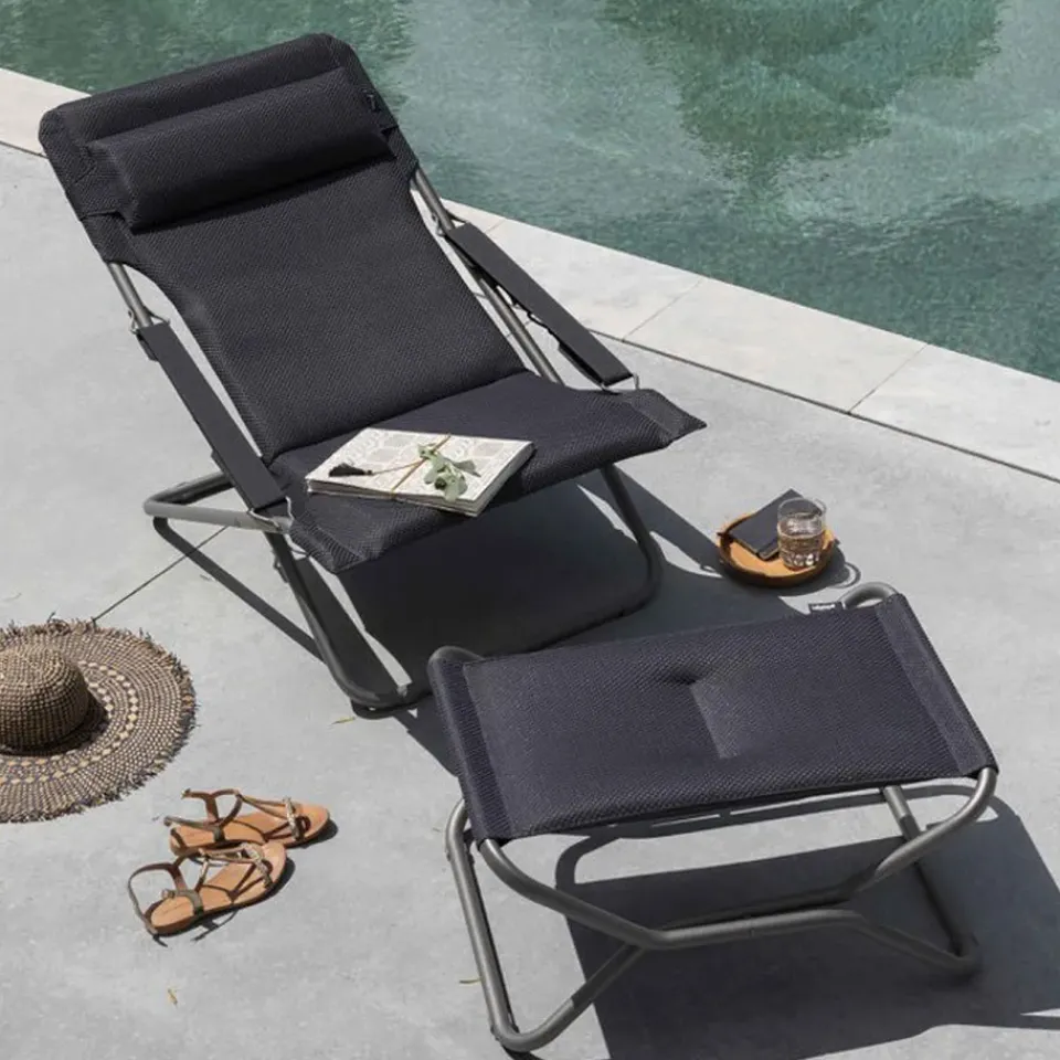 Lafuma Seating*Transabed BeComfort sun lounger, Becomfort dark Grey