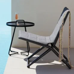 Cane-line Outdoor Lounge Furniture*Traveller folding chair, Airtouch Grey