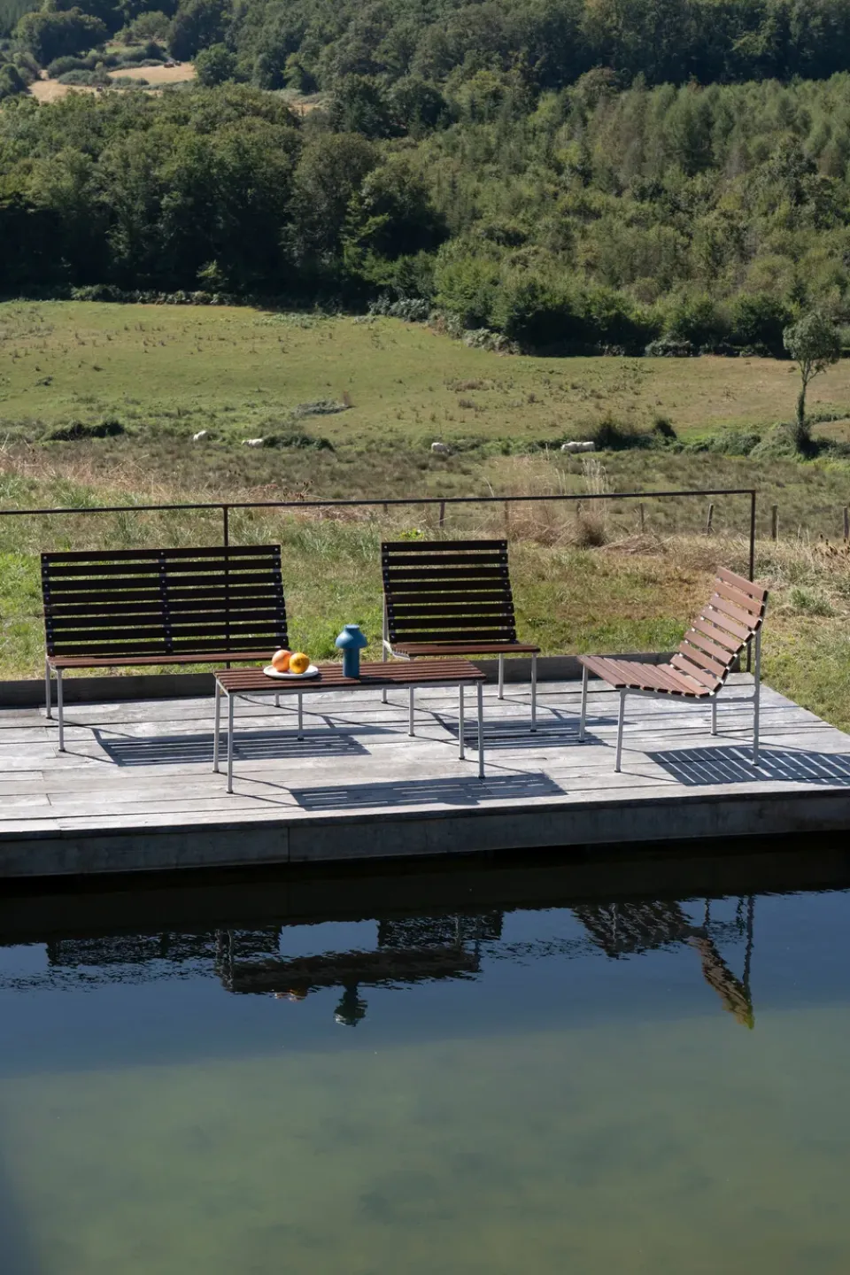 HAY Garden Sofas & Garden Benches*Traverse Bench 114 bench, Oiled ash Brown