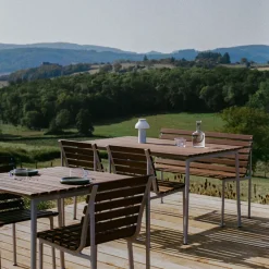 HAY Garden Sofas & Garden Benches*Traverse Dining bench, Oiled ash Brown