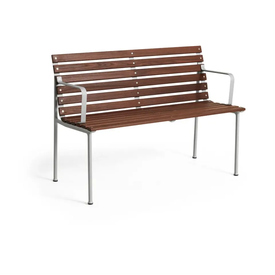 HAY Garden Sofas & Garden Benches*Traverse Dining bench with armrests., Oiled ash Brown