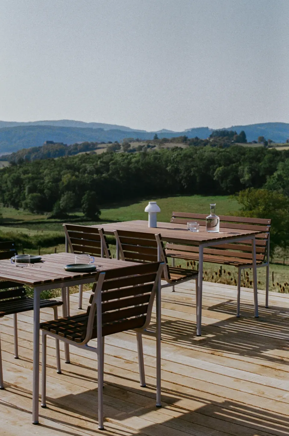 HAY Table For Outdoor Use*Traverse dining table, Oiled ash, 75 cm Brown