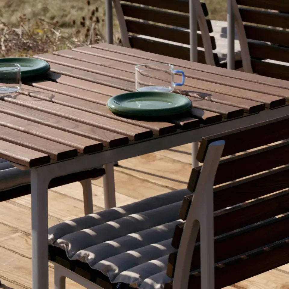 HAY Table For Outdoor Use*Traverse dining table, Oiled ash, 75 cm Brown