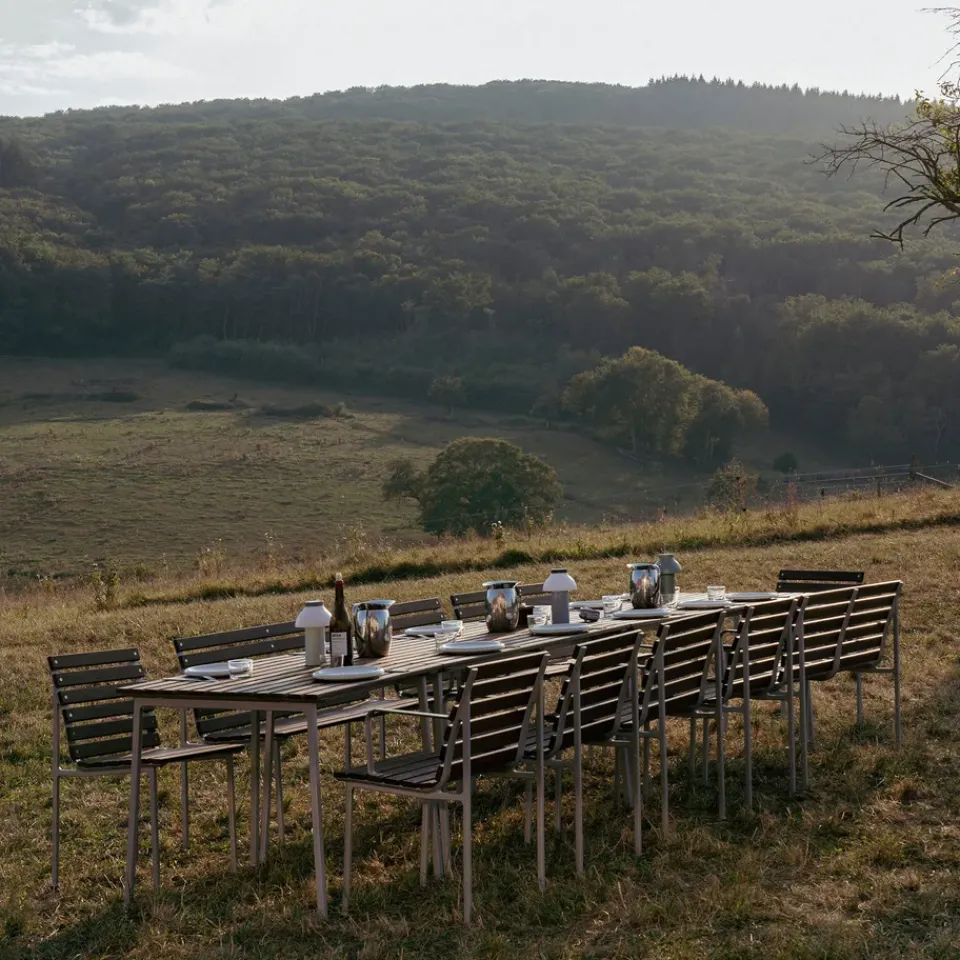 HAY Table For Outdoor Use*Traverse dining table, Oiled ash, 190 cm Brown